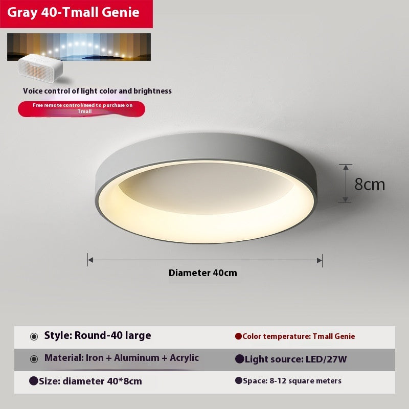 Master Bedroom Light Smart Ceiling Light Cross-round Dining Room Light