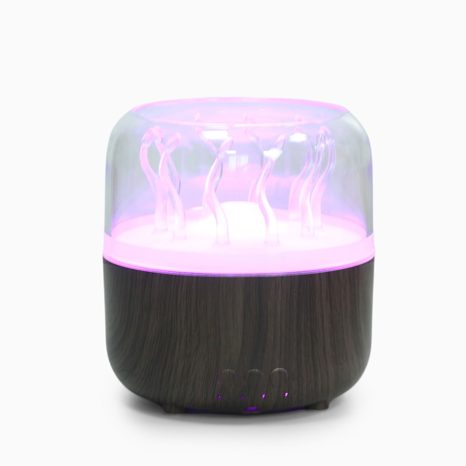 Wood Grain Rotating Dynamic Spray Jellyfish Ambience Light