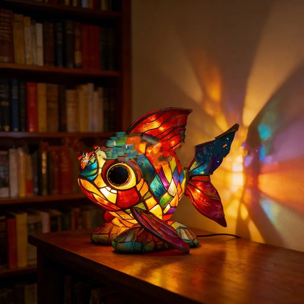 New Handmade Colorful Resin Mosaic Lamp