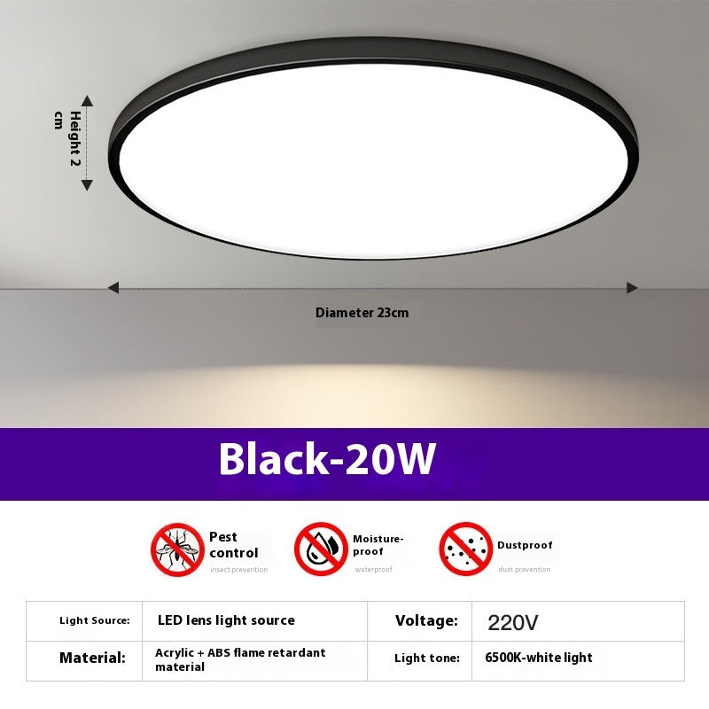 Household Led Ceiling Ultra-thin Round Room Light