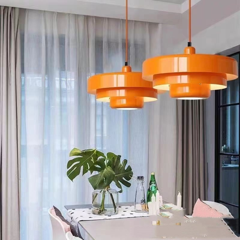 Mid-ancient Rainbow Retro Cake Chandelier