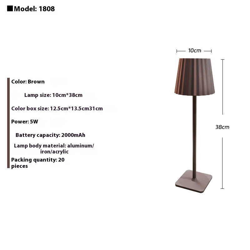 Touch USB Charging High Leg Desk Lamp Ambience Light