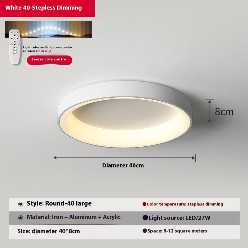 Master Bedroom Light Smart Ceiling Light Cross-round Dining Room Light