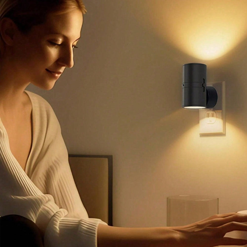 LED Wall-mounted Adjustable Brightness Soft Kitchen Corridor Bedroom Stairs Small Night Lamp