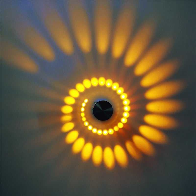 Aluminum Spiral LED Hotel Background KTV Club Light Environment Porous Atmosphere Light