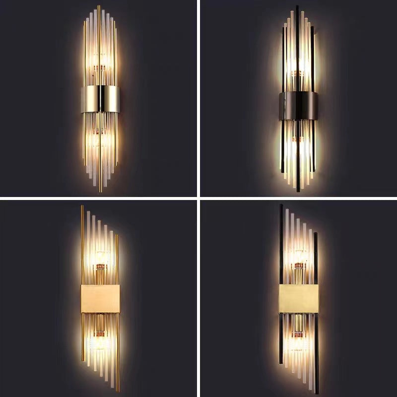 Lamp In The Living Room Crystal TV Background Wall Lamp