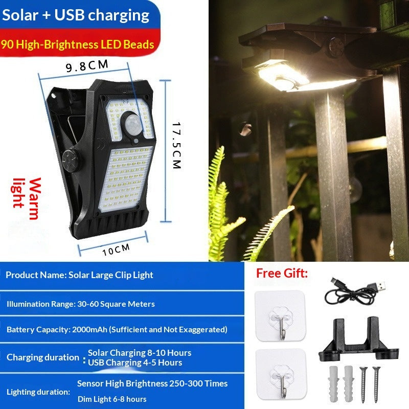 New Upgraded Large Solar-powered Motion-sensor Light