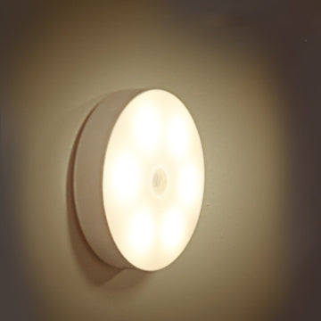 Infrared Wireless Human Body Induction Lamp Rechargeable LED Night Light