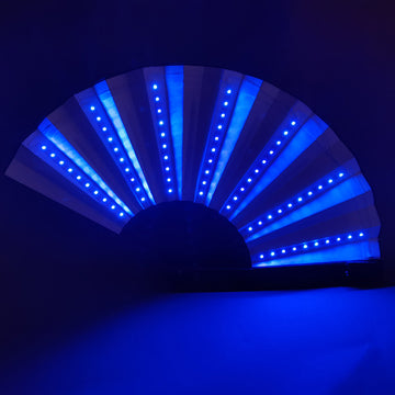 LED Luminous Fan Color Folding Fan