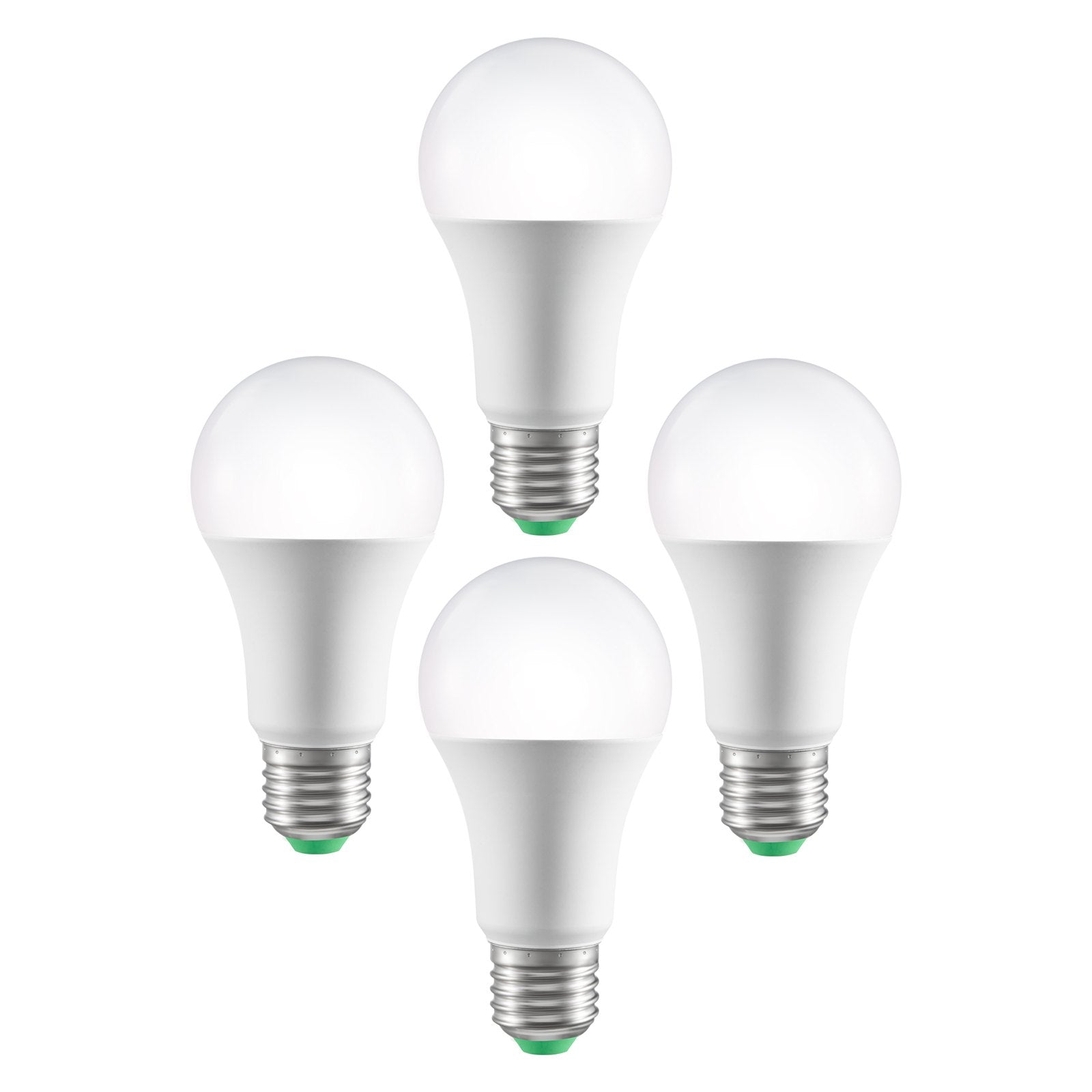 VEVOR Smart LED Light Bulbs, 4-Pack, 9W Multicolor LED Bulbs, 800 Lumens With Smart Control Compatibility For Vera, Google Assistant, Amazon Alexa, IOS, Android, RGB Color Changing