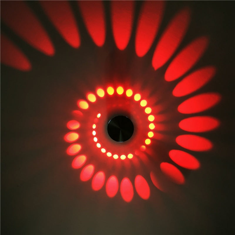 Aluminum Spiral LED Hotel Background KTV Club Light Environment Porous Atmosphere Light