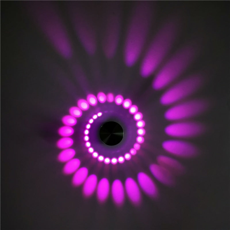 Aluminum Spiral LED Hotel Background KTV Club Light Environment Porous Atmosphere Light
