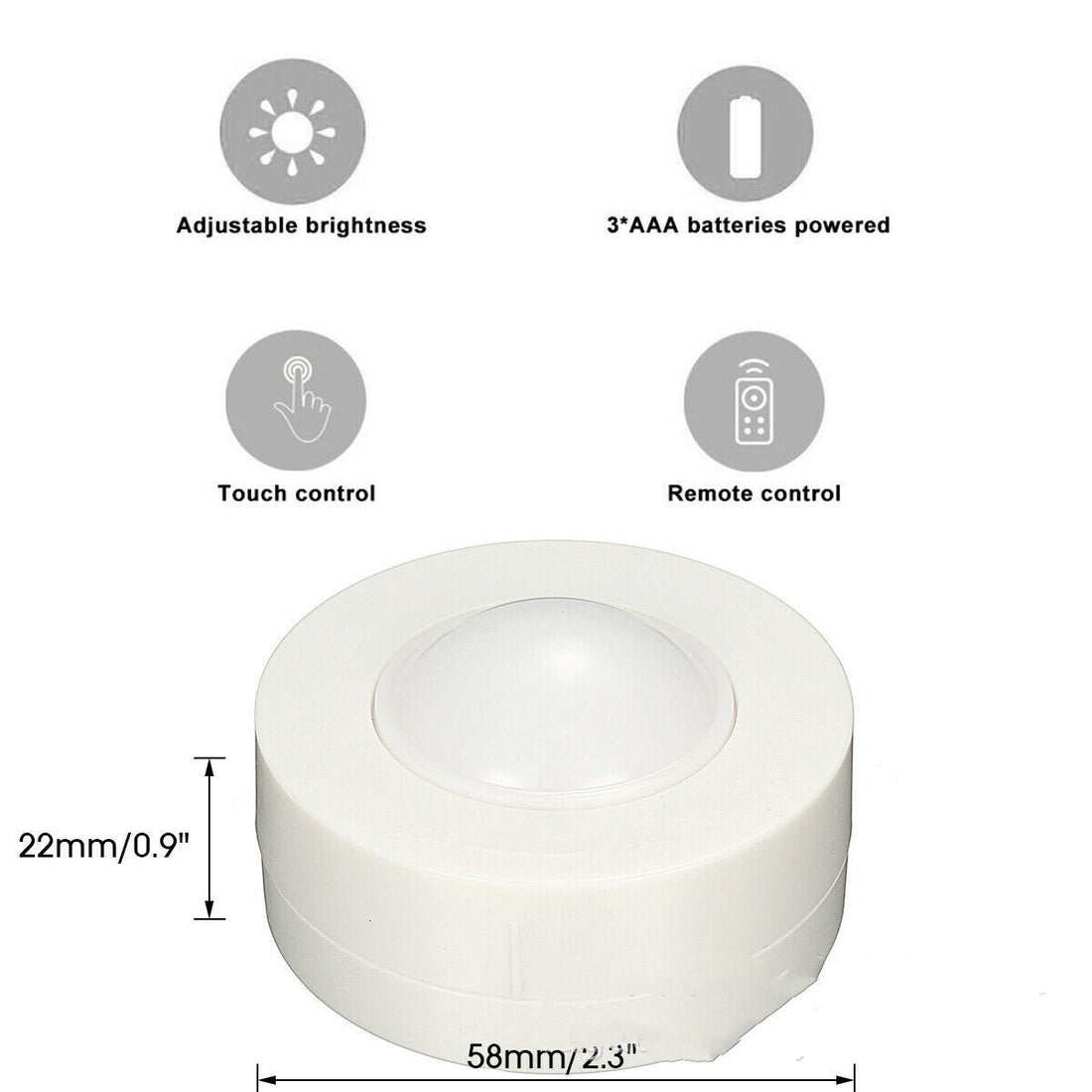 LED Creative Dimming Timing Cabinet Wireless Remote Control Light