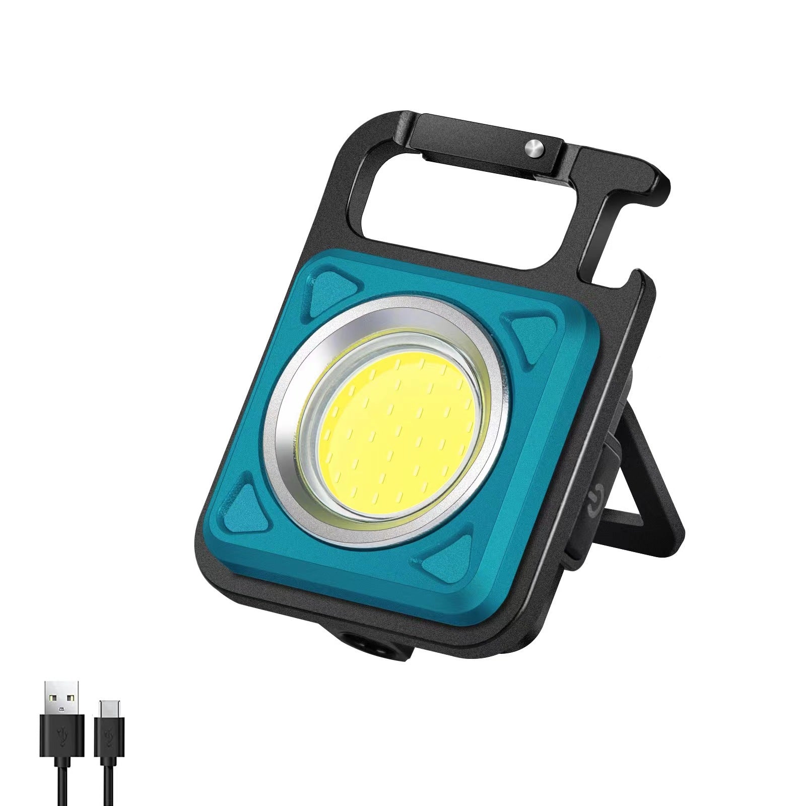 Multifunctional Portable Bright USB Keychain Light