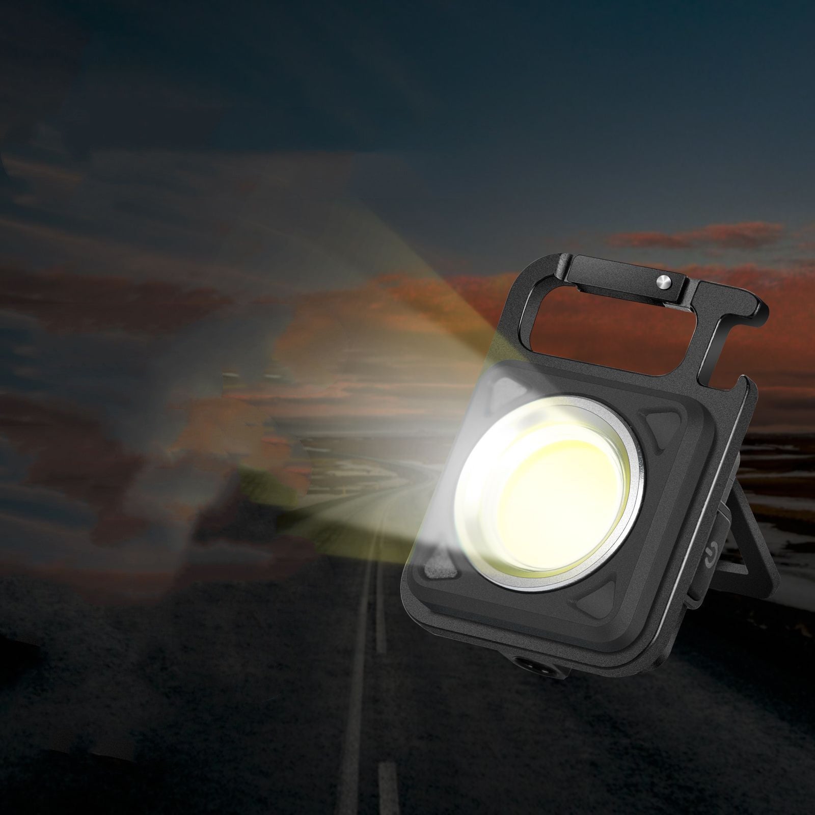 Multifunctional Portable Bright USB Keychain Light