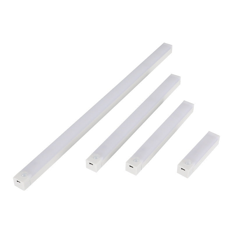Led Human Body Induction Magnetic Suction Cabinet Strip Small Induction Night Lamp USB Charging Cabinet Induction Light Bar