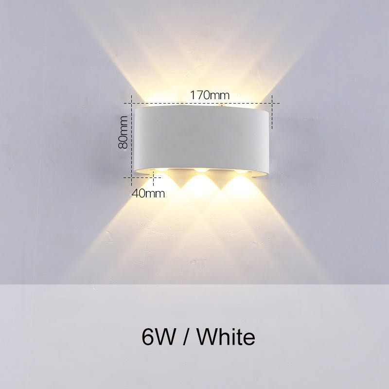 Outdoor Waterproof LED Wall Lamp Outdoor Balcony Spotlight