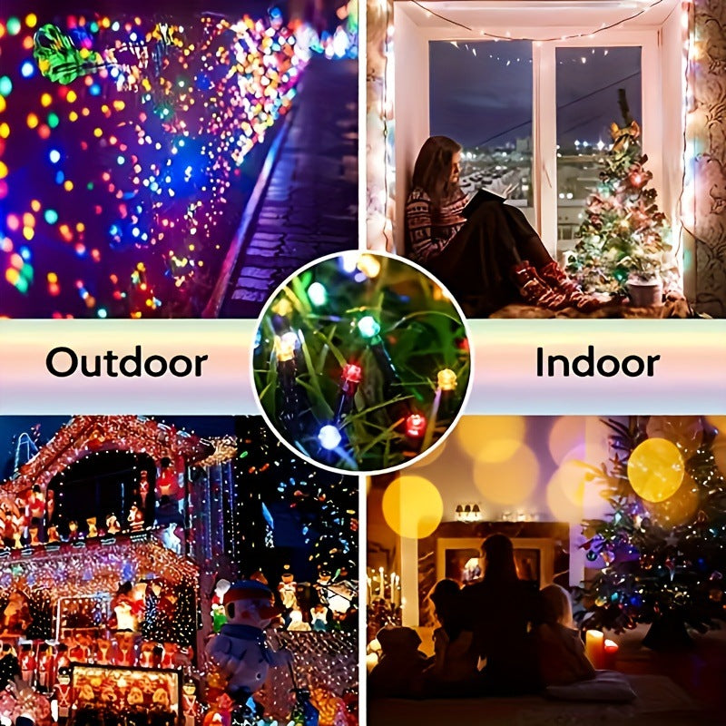 Solar LED String Lights Outdoor Decoration
