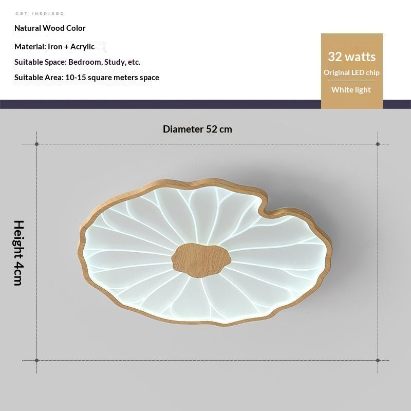 Lotus-leaf Ceiling Light A Minimalist Modern Luminaire For Lobbies And Halls