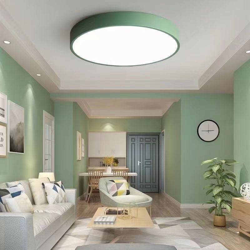 Round Engineering Ceiling LED Lamp Bedroom