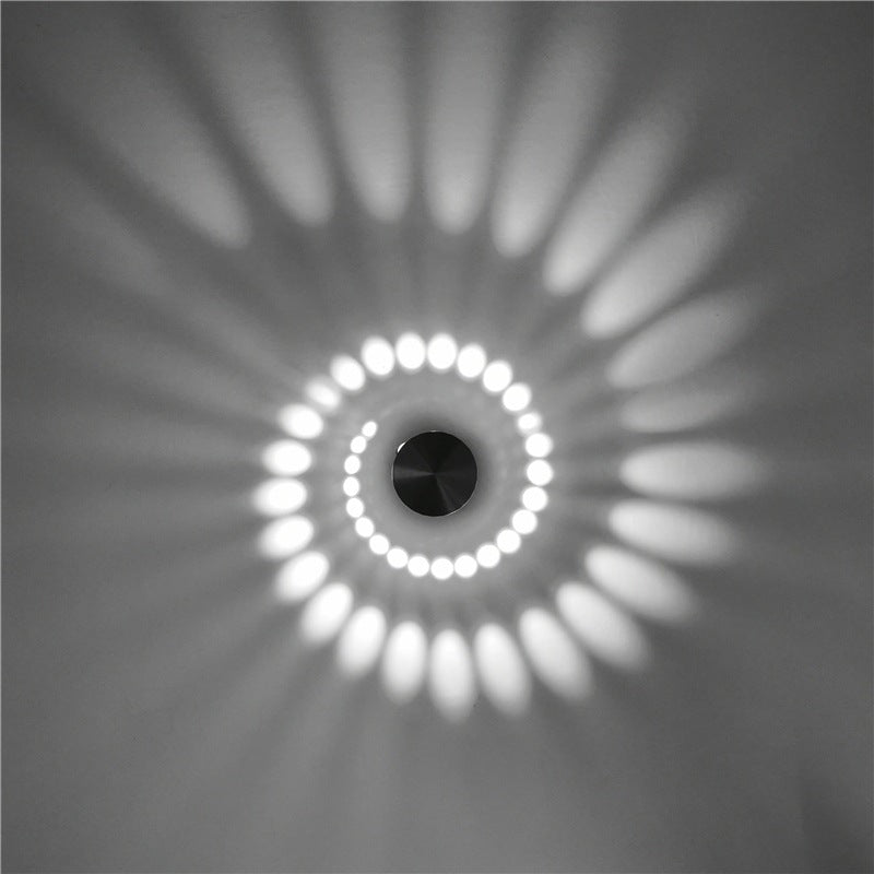 Aluminum Spiral LED Hotel Background KTV Club Light Environment Porous Atmosphere Light