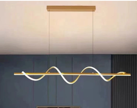 Three Ring Minimalist LED Long Bar Restaurant Pendant Light