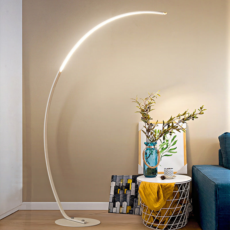 C-type Fishing RGB Bedroom LED Aluminum High-end Living Room Floor Lamp