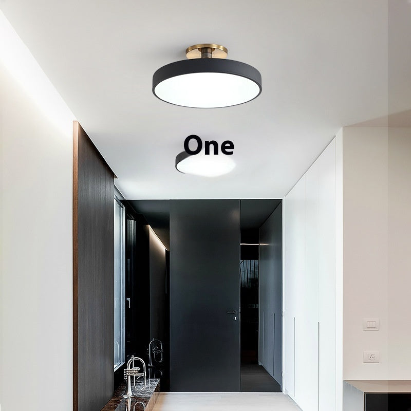Modern Minimalist Acrylic Ring Ceiling Lamp Personality Nordic Living Room Creative