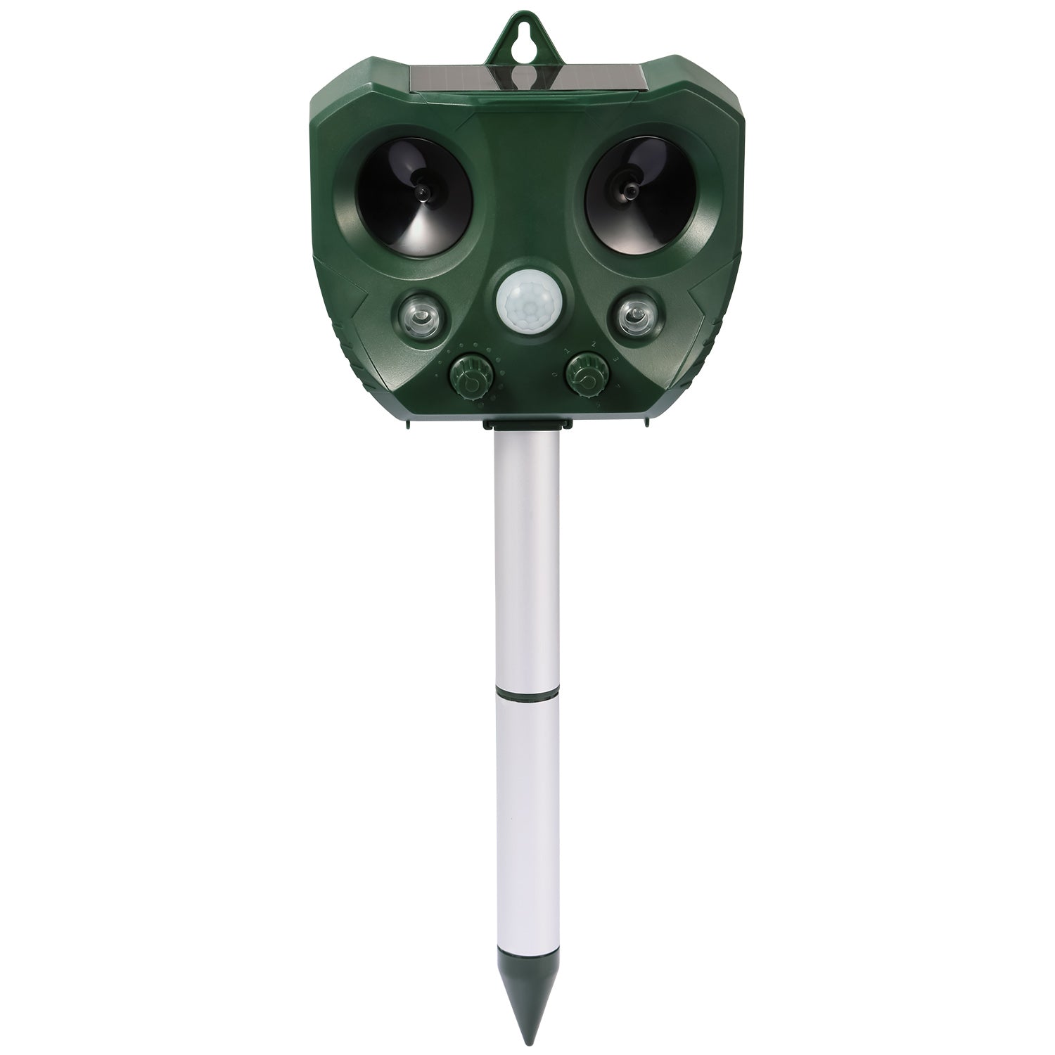 1Pc Ultrasonic Animal Repeller Solar Powered Repellent With Motion Sensor LED Flashing Lights IPX6 Waterproof Outdoor For Farm Garden Yard