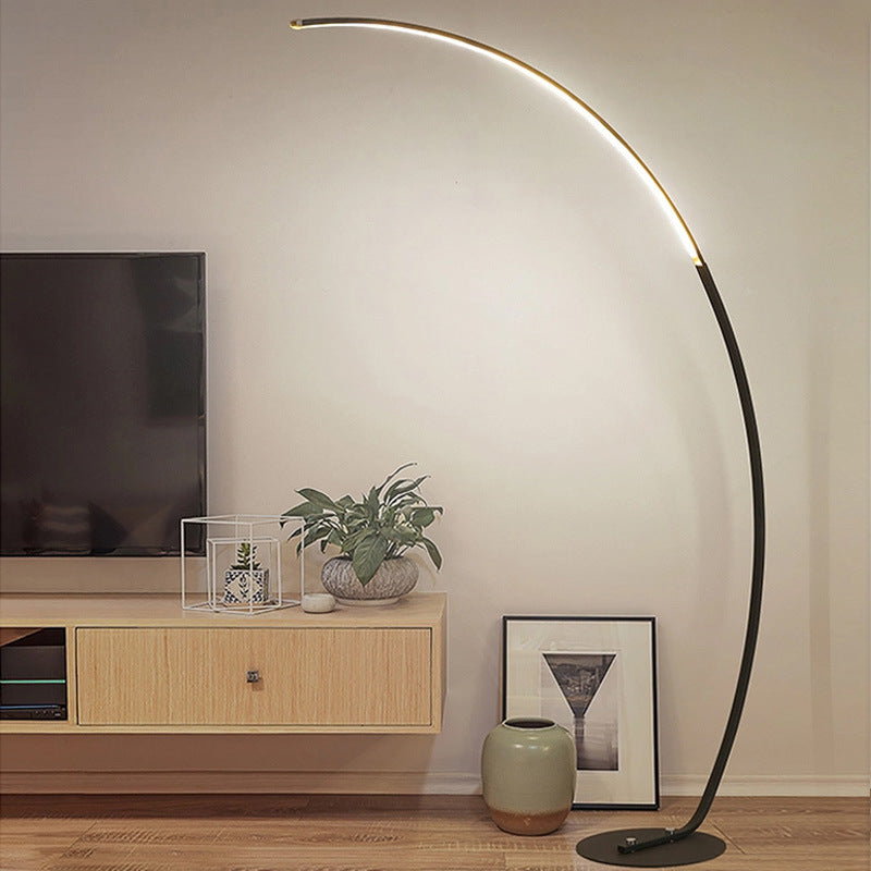 C-type Fishing RGB Bedroom LED Aluminum High-end Living Room Floor Lamp