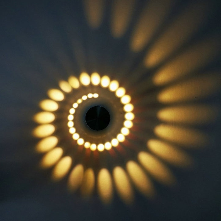 Aluminum Spiral LED Hotel Background KTV Club Light Environment Porous Atmosphere Light