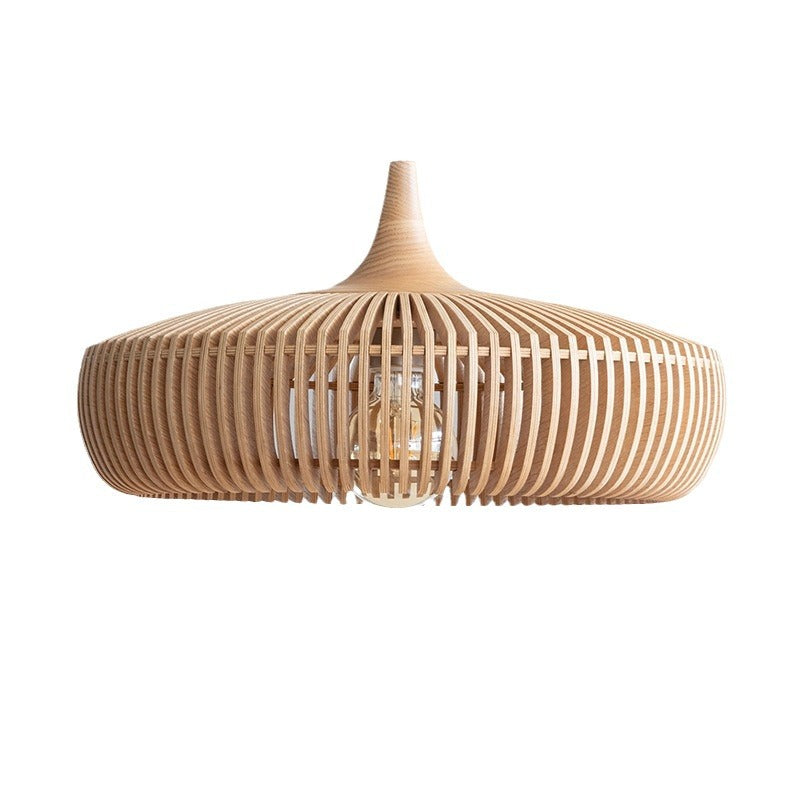 Bedroom Living Room Lantern Woodcraft Ceiling Lamp