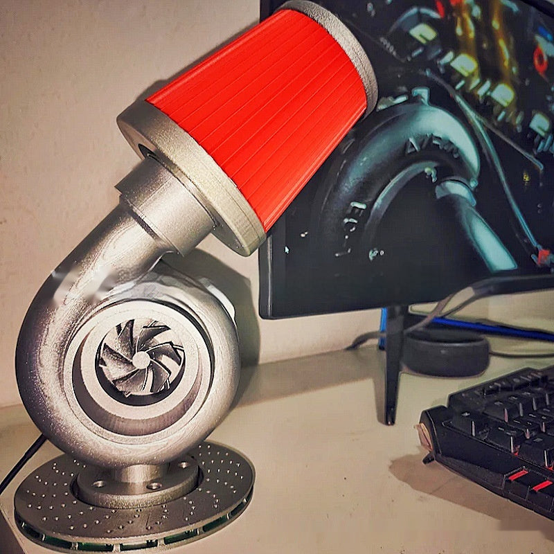 Cross-border New Turbocharger Lamp Turbocharger Lamp USB Variable Light Gorgeous Lights Ornaments