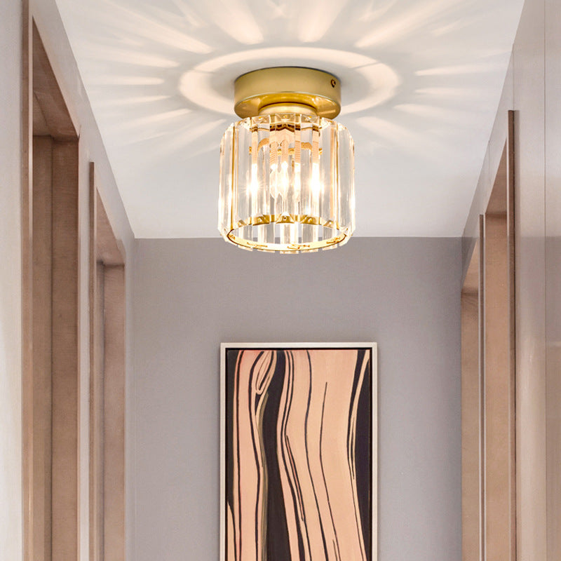Creative Personality Nordic Crystal Hallway Ceiling Lamp