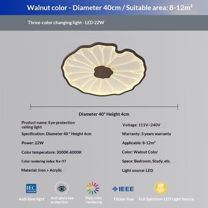 Lotus-leaf Ceiling Light A Minimalist Modern Luminaire For Lobbies And Halls