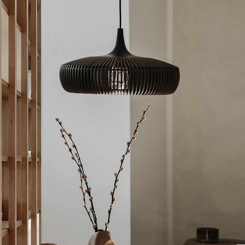 Bedroom Living Room Lantern Woodcraft Ceiling Lamp