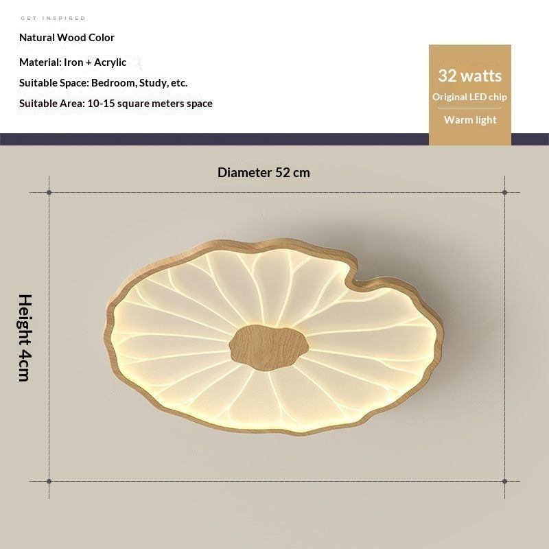 Lotus-leaf Ceiling Light A Minimalist Modern Luminaire For Lobbies And Halls