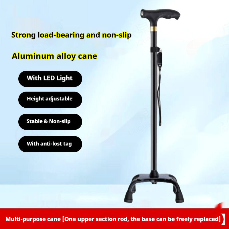 Retractable Mountaineering With Lights For The Elderly