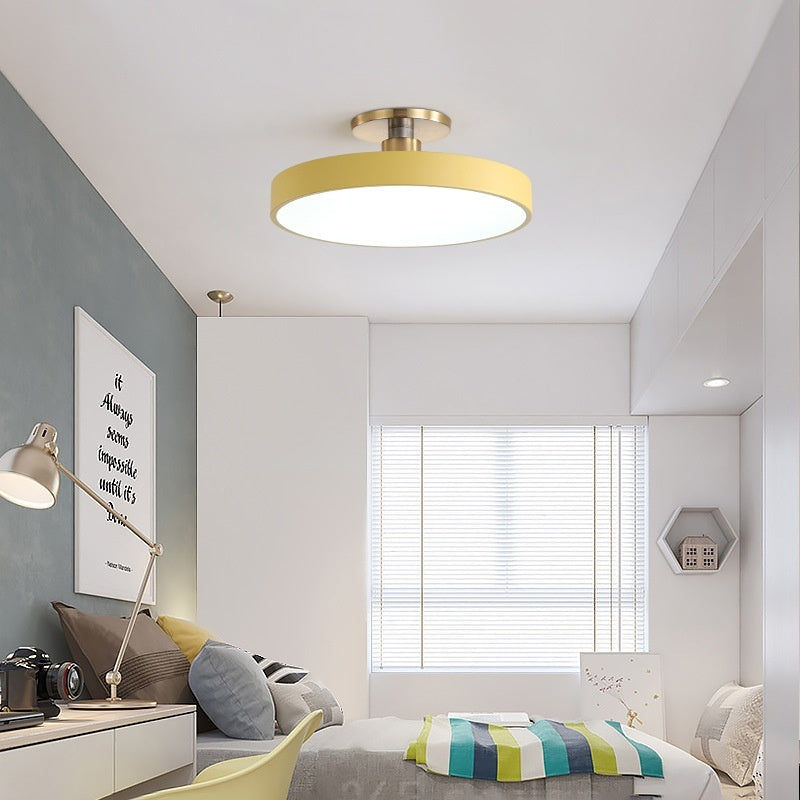 Modern Minimalist Acrylic Ring Ceiling Lamp Personality Nordic Living Room Creative