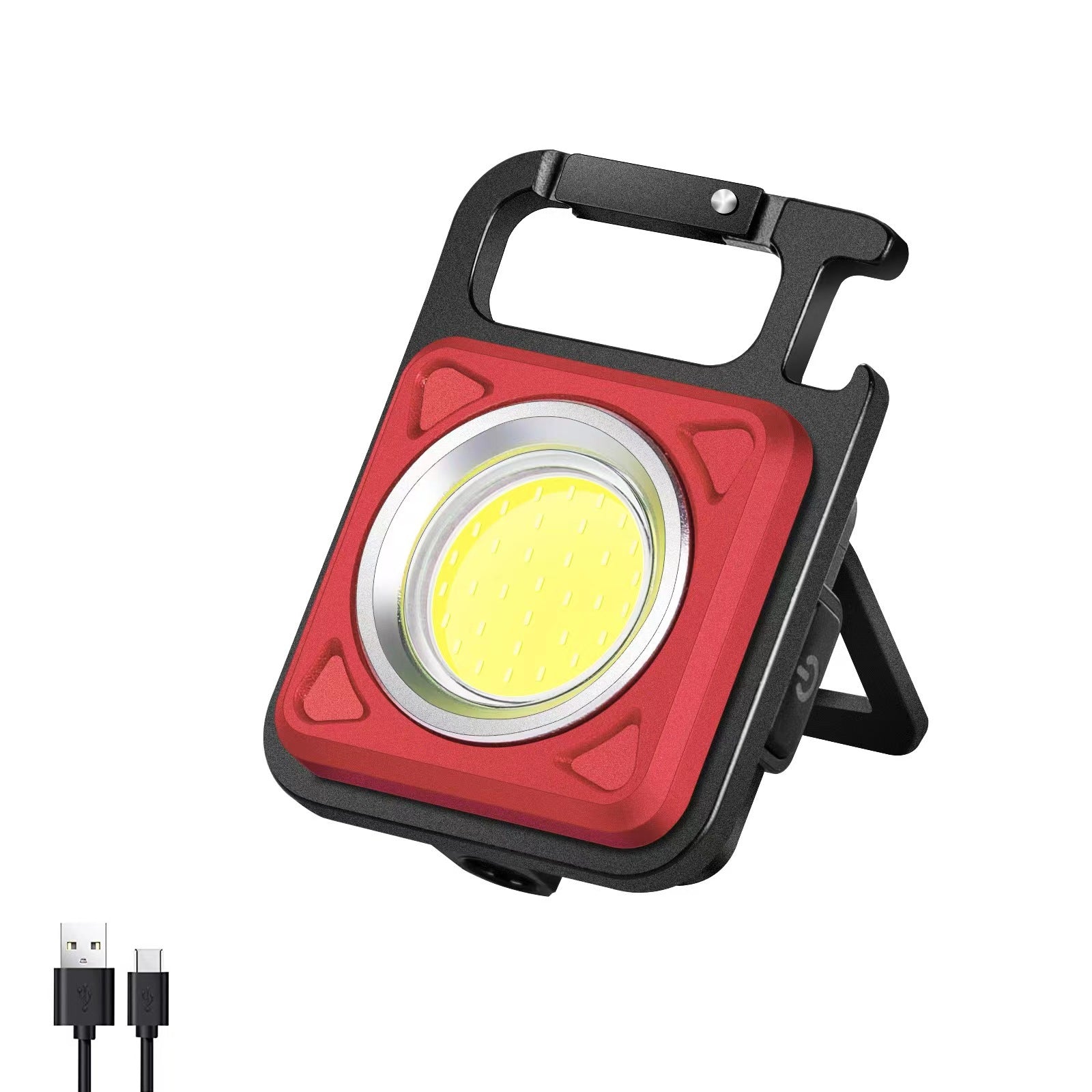 Multifunctional Portable Bright USB Keychain Light