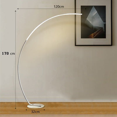 C-type Fishing RGB Bedroom LED Aluminum High-end Living Room Floor Lamp