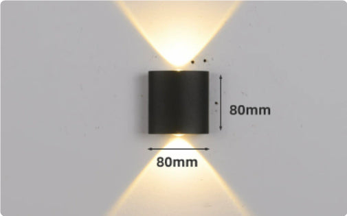 Outdoor Waterproof LED Wall Lamp Outdoor Balcony Spotlight