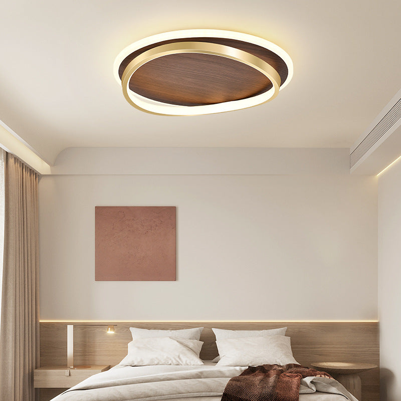 Bedroom Light Creative Japanese Log Room