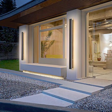 Outdoor LED Strip Straight Wall Lamp Waterproof