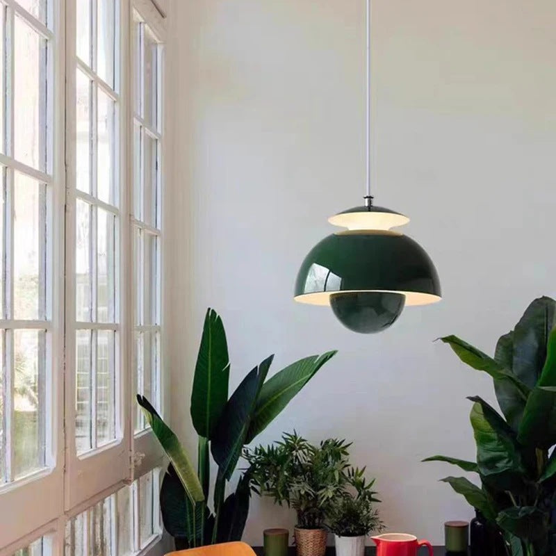 Nordic Minimalism Dining Lighting Chandelier Medieval Bauhaus Bud Lamps Cream Wind Bedroom Dining Room Bar Lamp