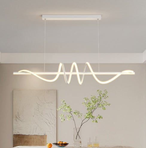 Three Ring Minimalist LED Long Bar Restaurant Pendant Light