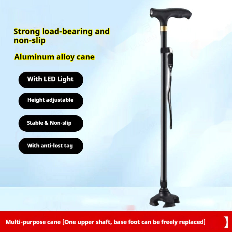 Retractable Mountaineering With Lights For The Elderly