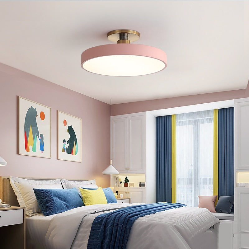 Modern Minimalist Acrylic Ring Ceiling Lamp Personality Nordic Living Room Creative
