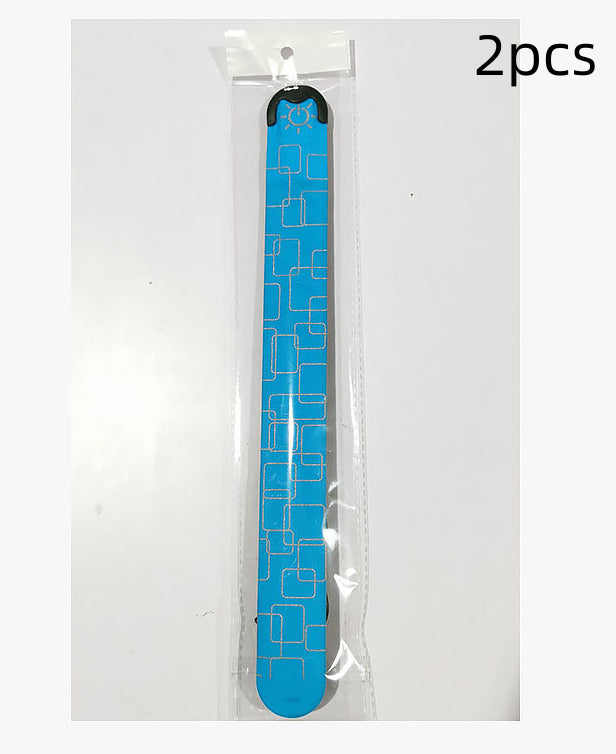 Nylon LED Sports Bracelet Luminous Toy Wrist Strap Band Wristband Light Bracelet Glowing Armband For Children Kids For Running