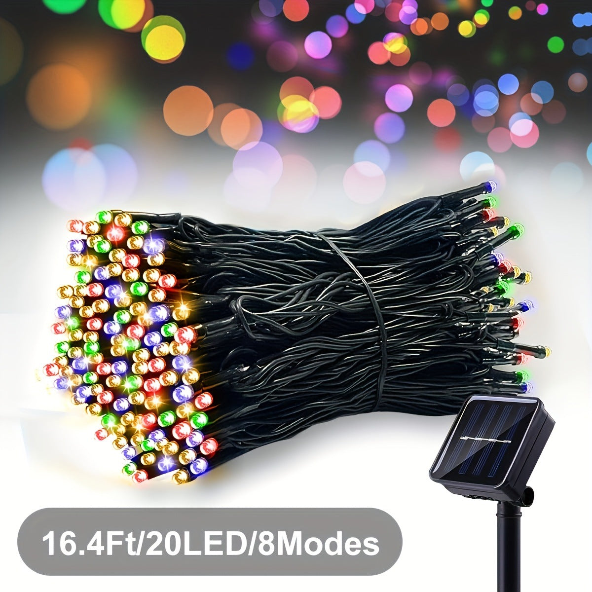 Solar LED String Lights Outdoor Decoration